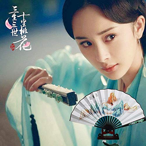 永遠の桃花~三生三世 (玉清崑崙扇) 神器　パワーアップの扇子 Amazon.co.jp: 中国ドラマ 永遠の桃花～三生三世～三生三世十里桃花 白
